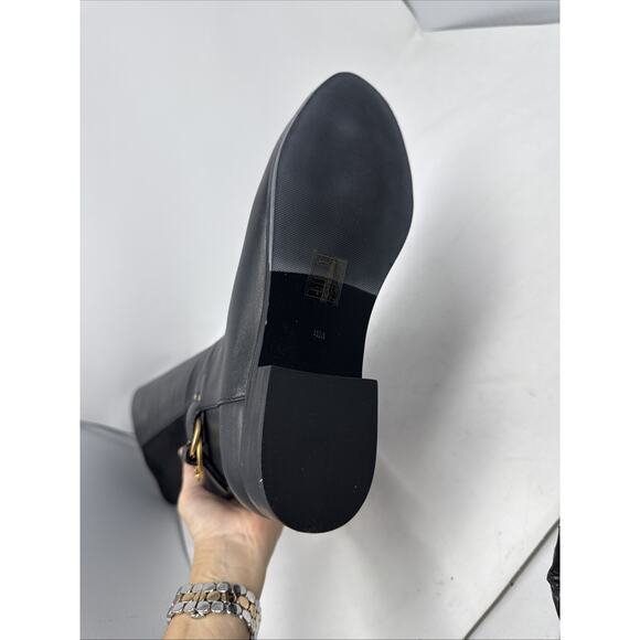 Tory Burch over the knee boots Marsen black leather suede 8 - Picture 8 of 16